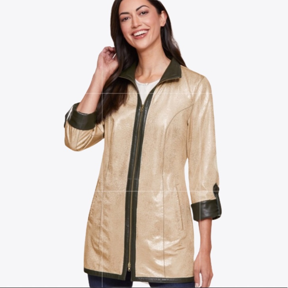 Overland Rebecca Lambskin Leather Jacket -XS/S - Picture 4 of 17